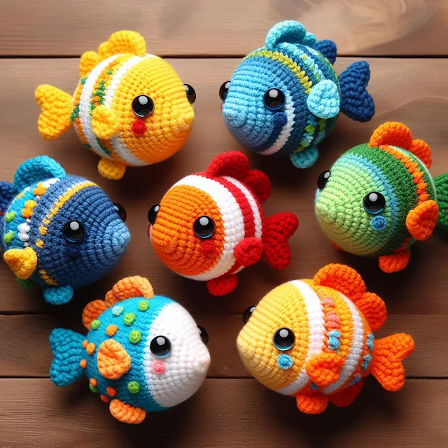 Amigurumi fish