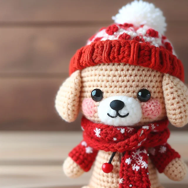 Amigurumi dog