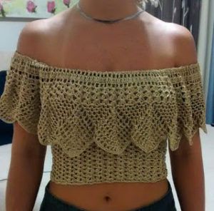 crochet gypsy blouse step by step 7