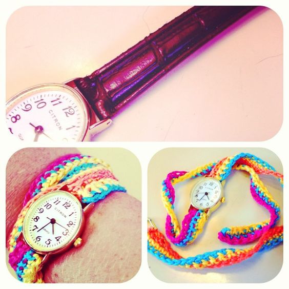 crochet watch bracelet 4