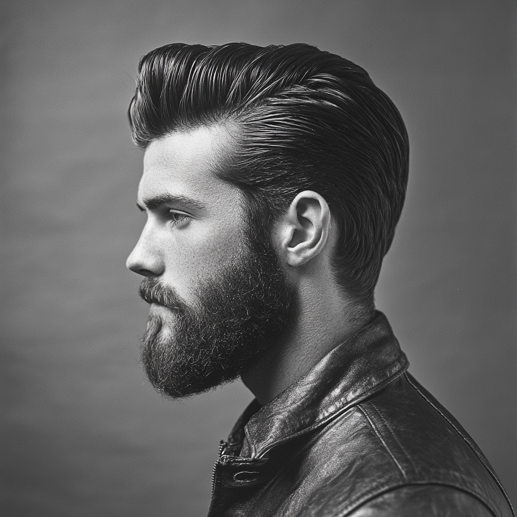 short pompadour