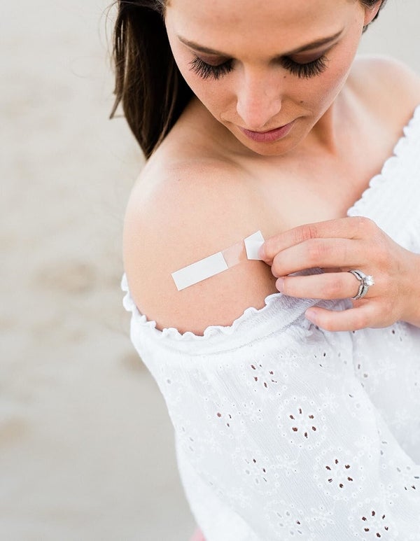 Model applying the tape