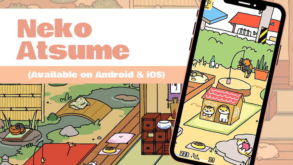 Neko Atsume, cosy game for mobile, cozy games for mobile, cozy gamer, cozy gaming, cozy phone games, free cozy games, free cozy mobile games, free phone games, free cozy android games, Her Cozy Gaming, gaming blogger