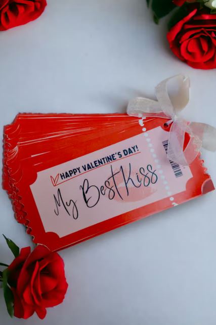 Valentine's Day coupons book as DIY valentine gifts for him