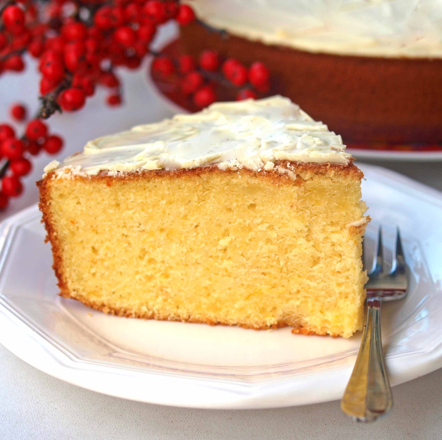 a piece of vasilopita, the greek lucky new year’s cake