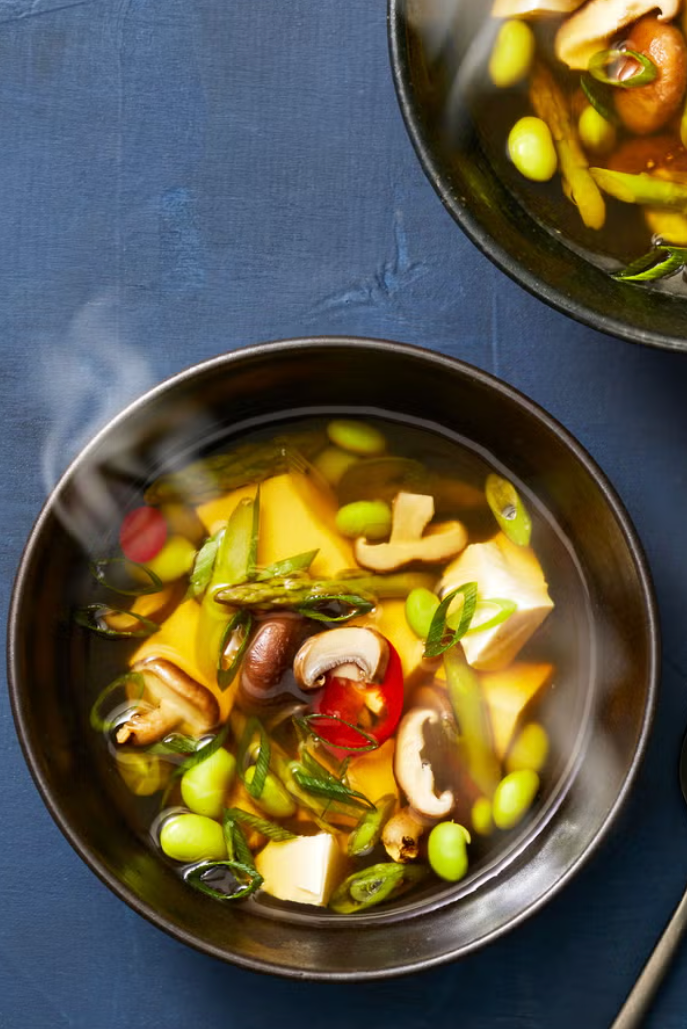 gingery spring soup