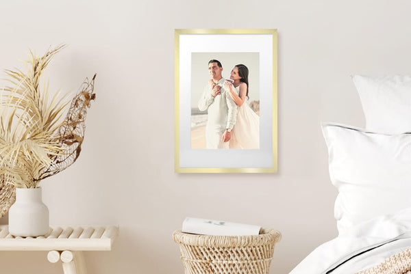 Modern timber photo frame