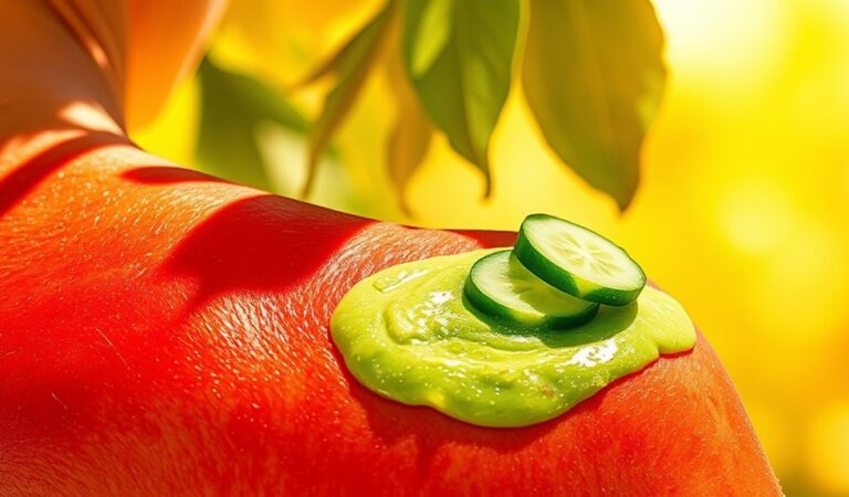 Sunburn. This DIY Mask Cools and Heals Instantly!