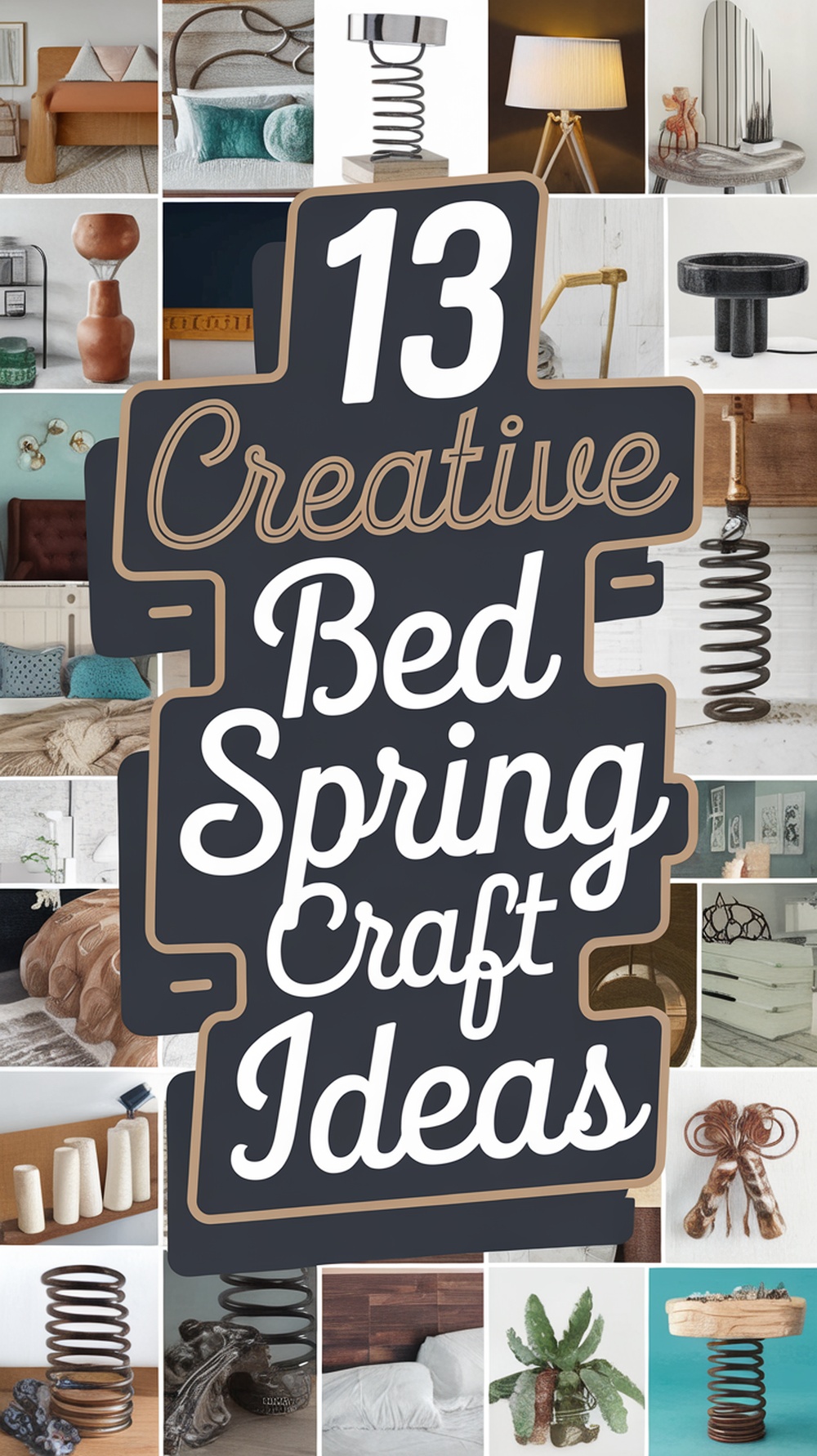 Creative Bed Spring Craft Ideas-pin