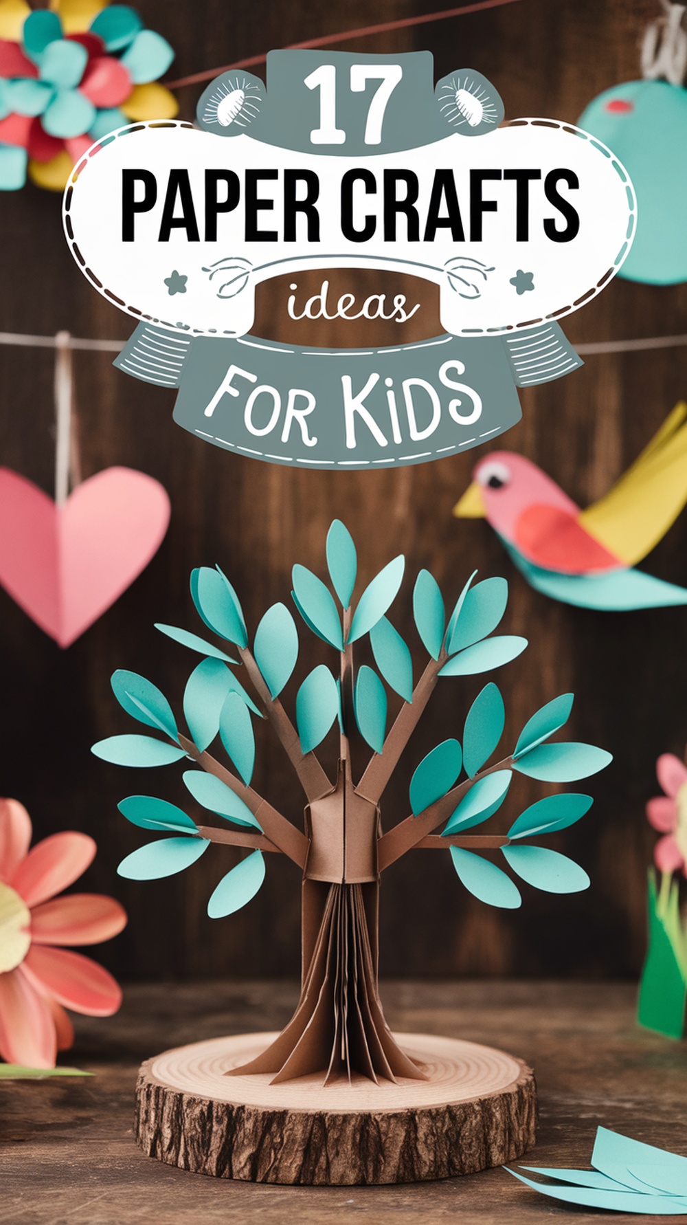 Easy Paper Crafts Ideas For Kids-pin