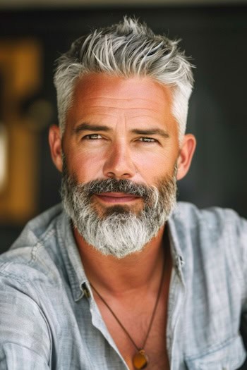 Messy Crew Cut Haircut For Men.