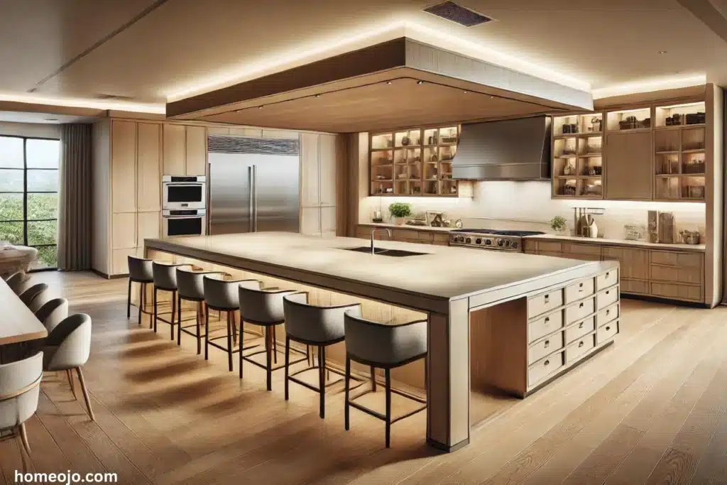 Designing Islands for Large Kitchens