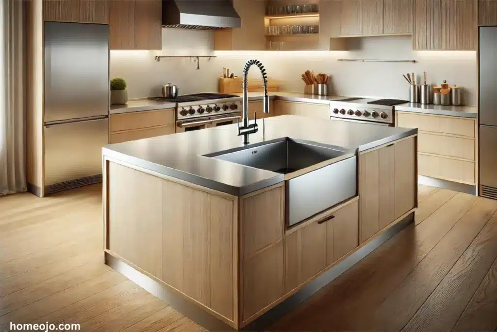 Kitchen Island with Sink