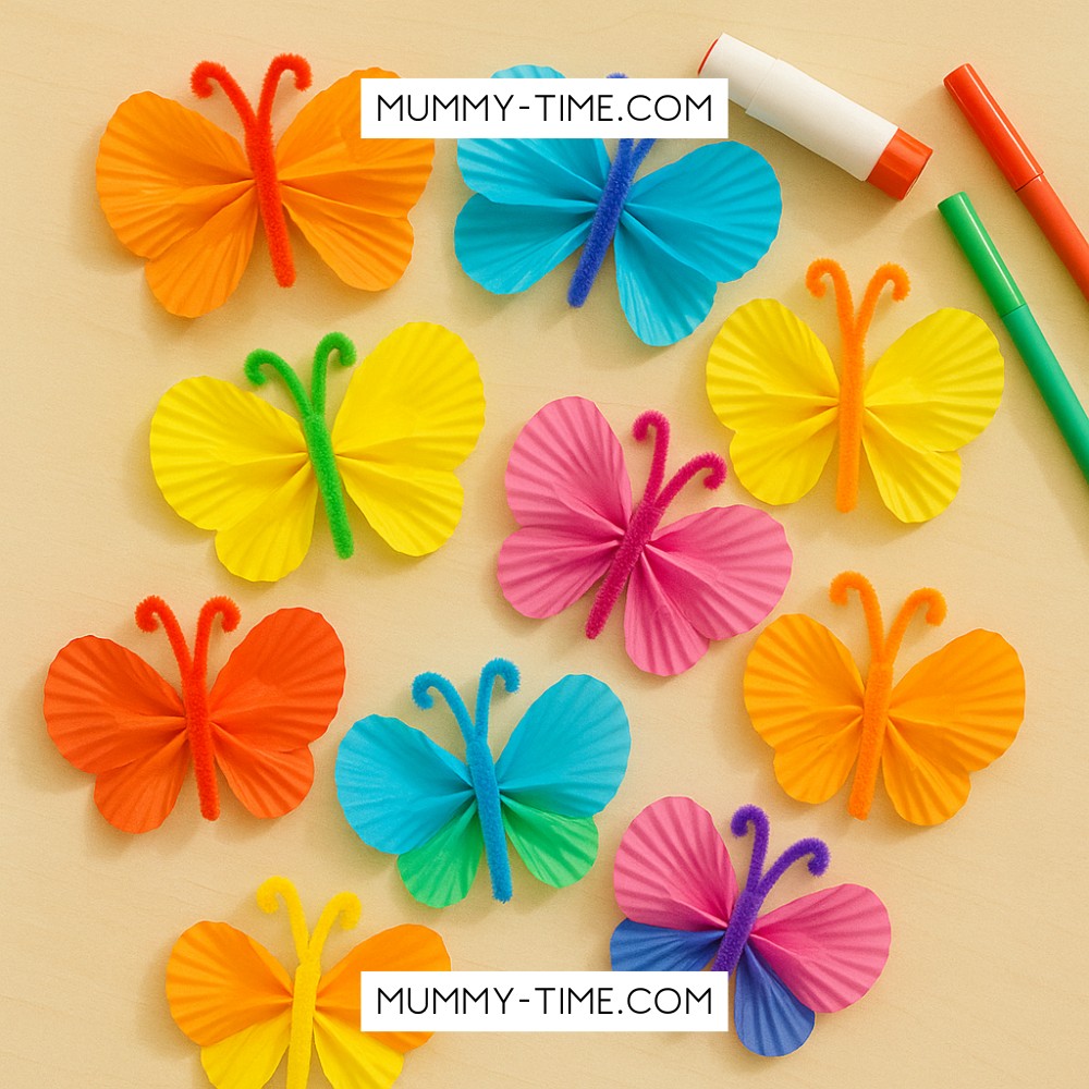 Cupcake Liner Butterflies