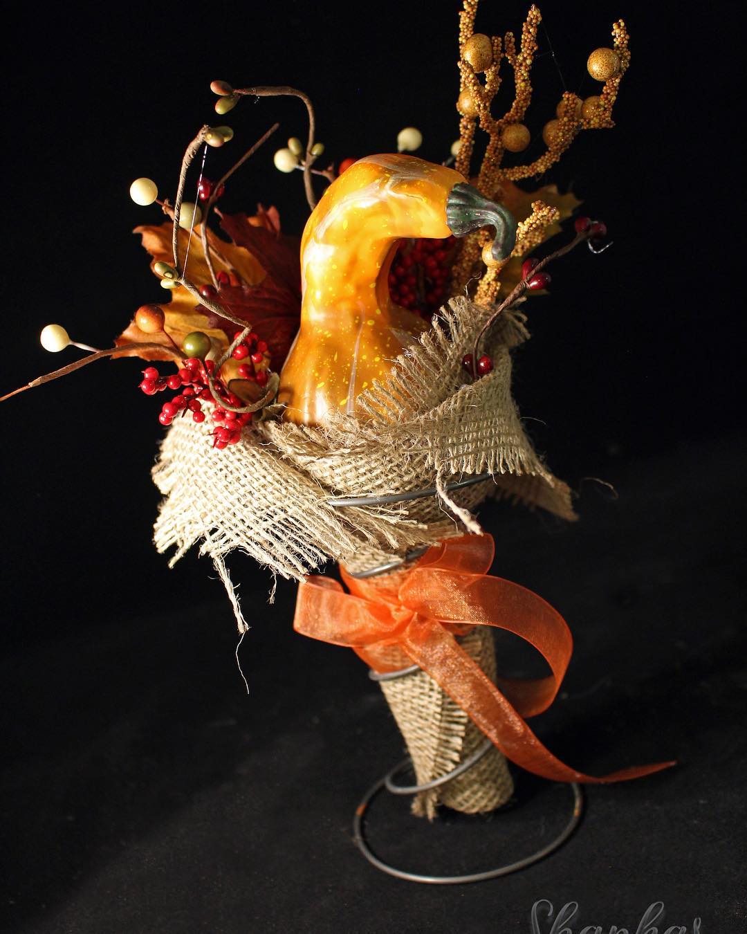 Fall Decoration Bedspring Craft