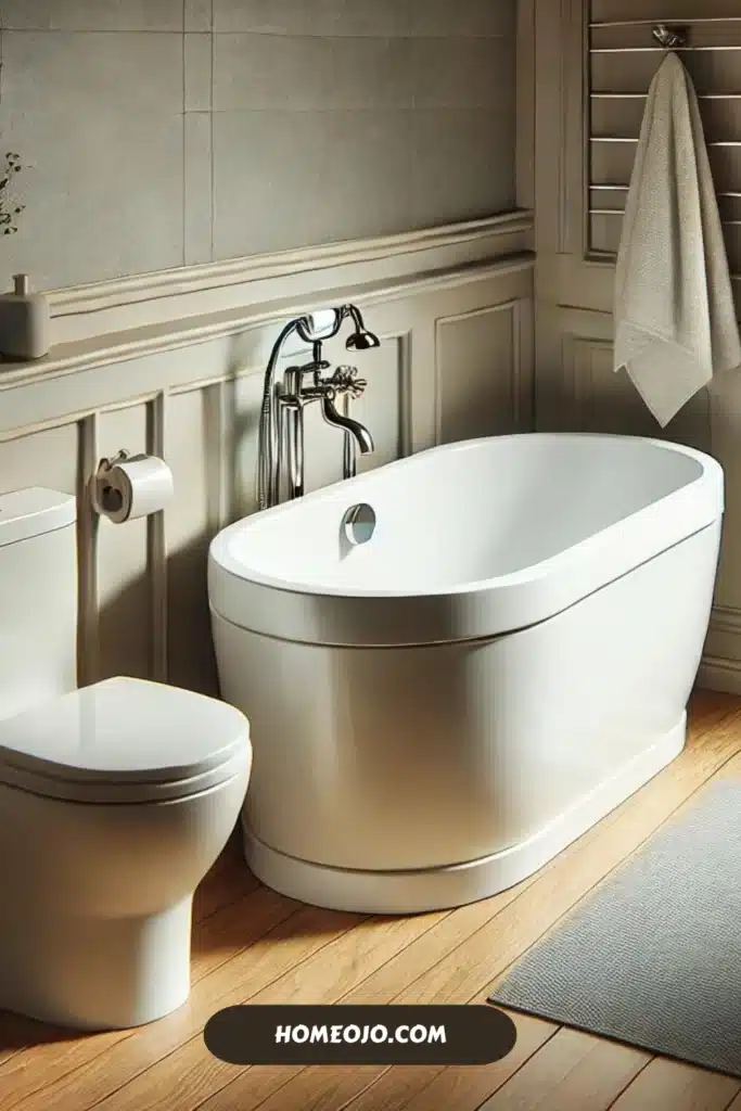 Freestanding tub for remodel bathroom