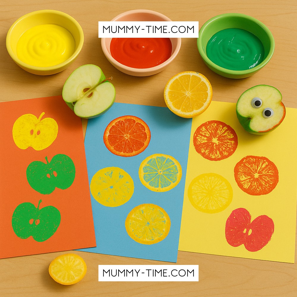 Fruit Stamp Art
