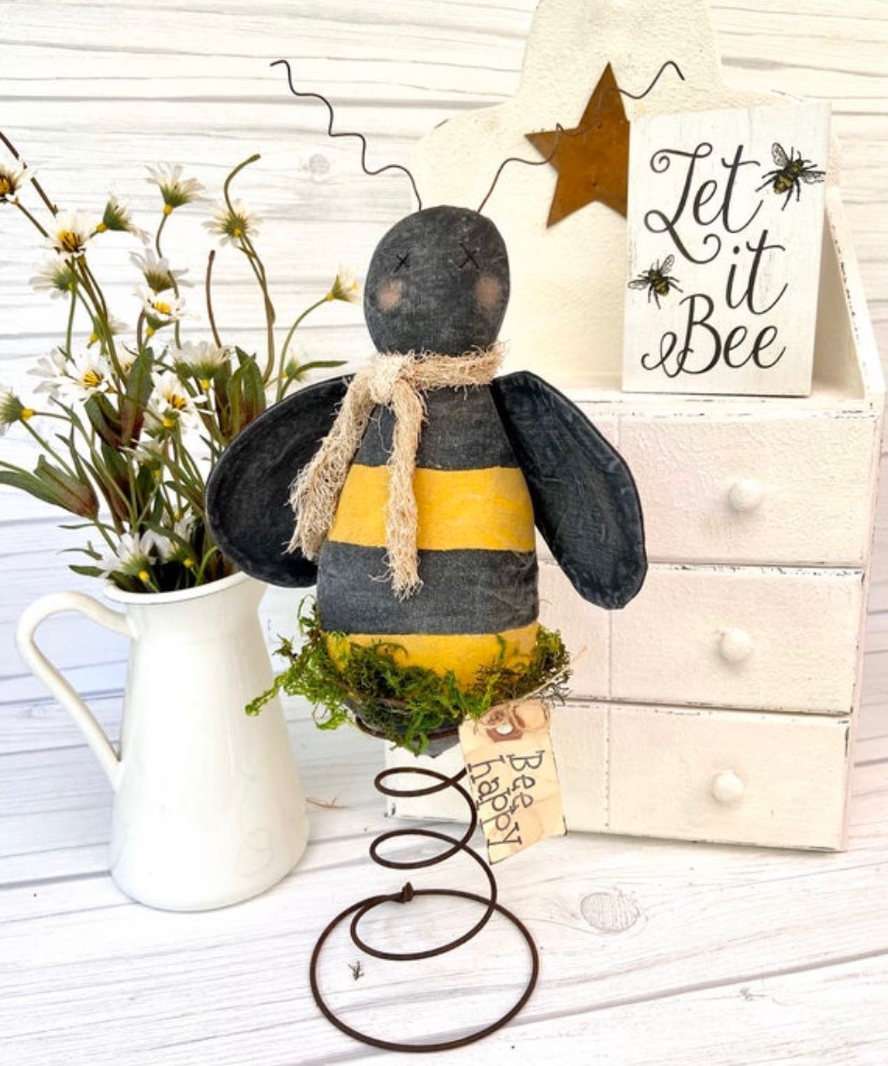 Let It Bee Bedspring Craft