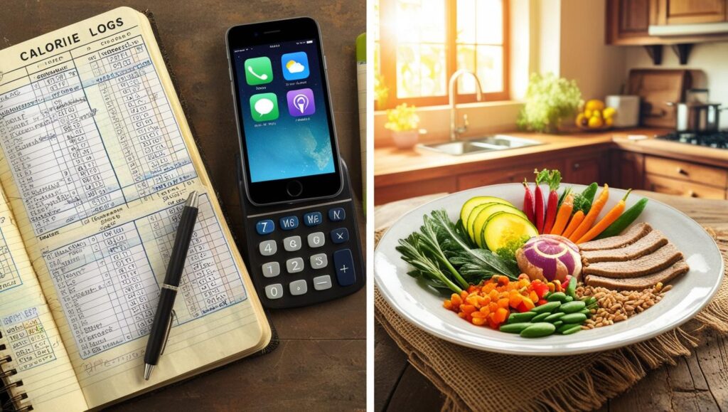 Balanced whole food meal idea for mindful eating without obsessive calorie tracking