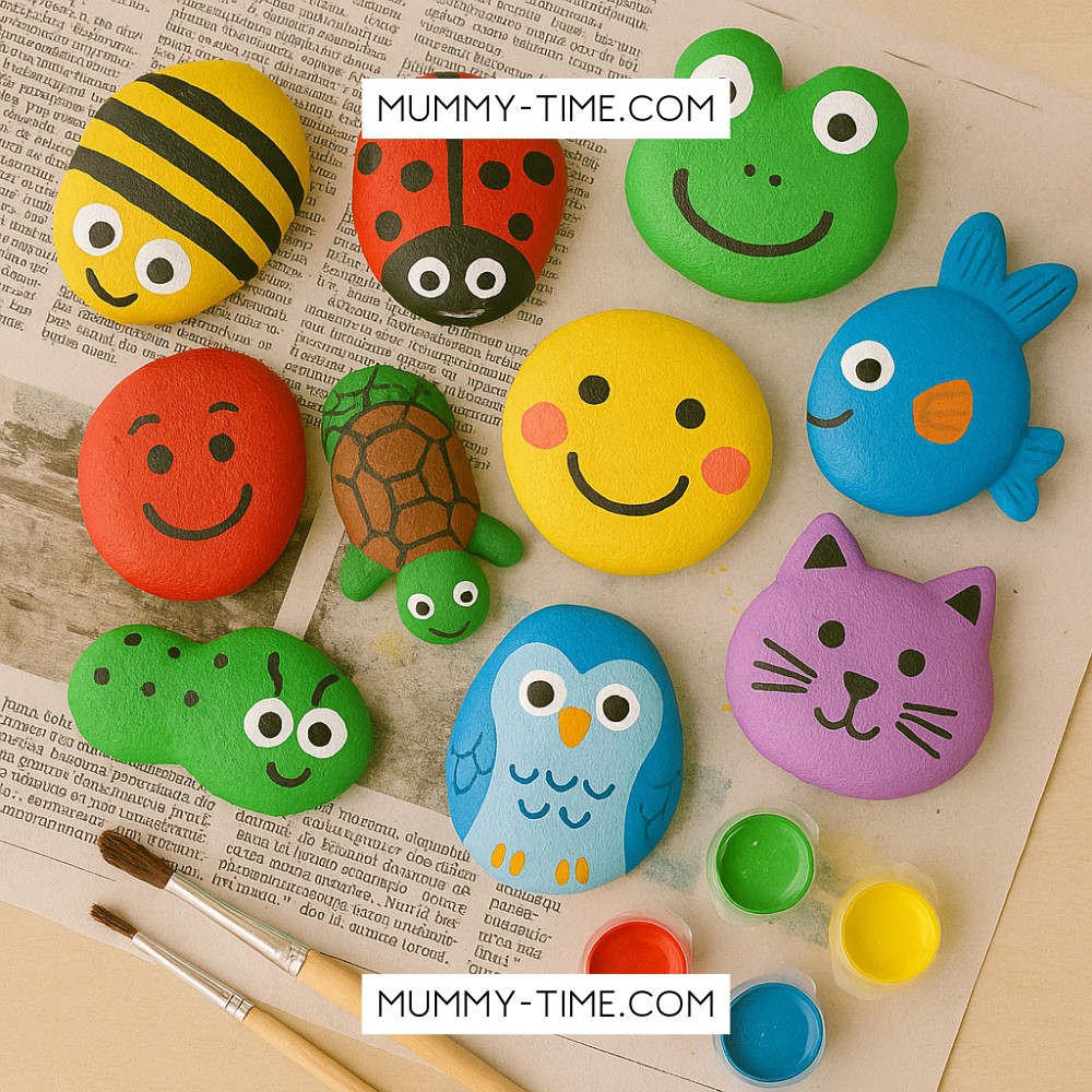Painted Rock Garden Buddies