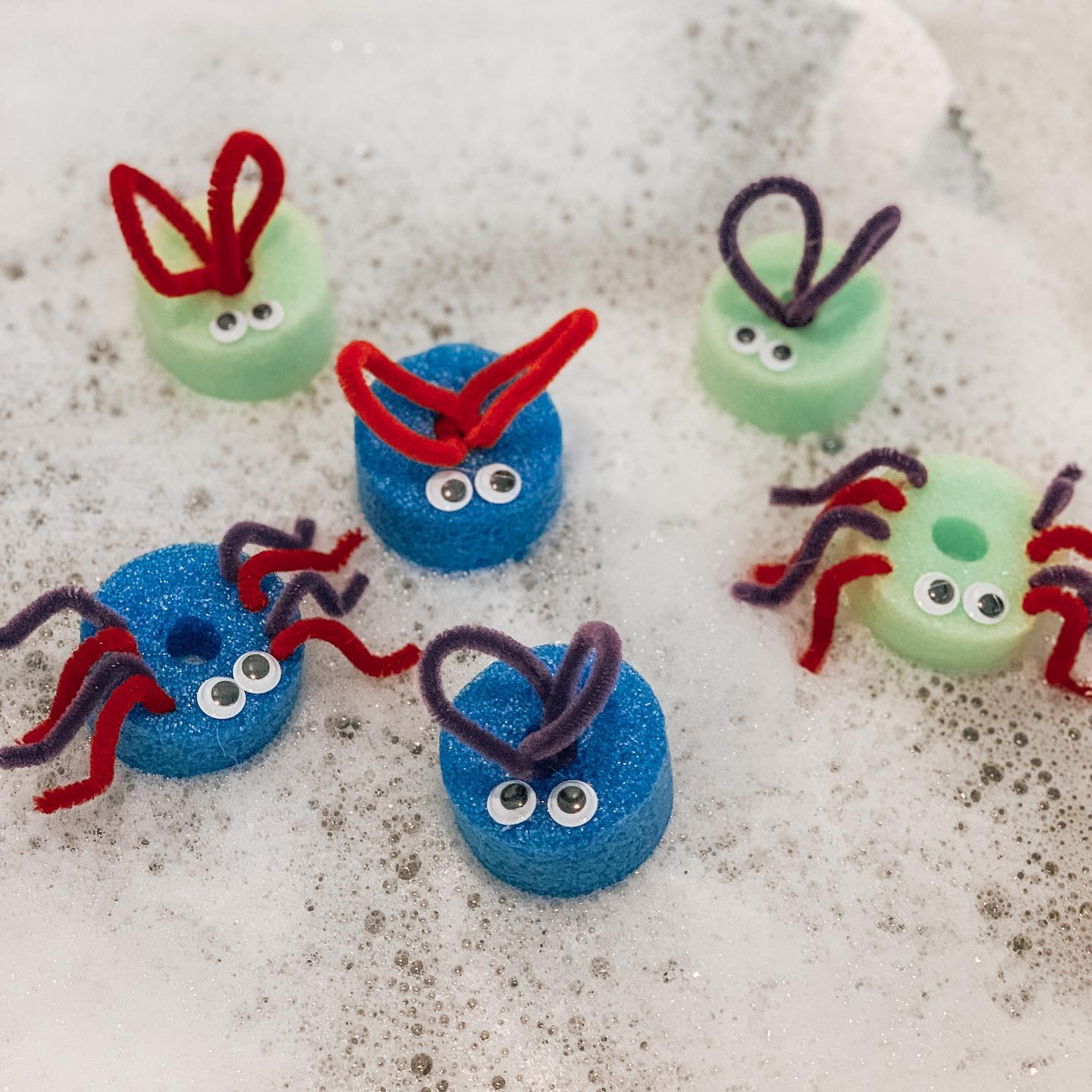 Pool Noodle Bugs Craft