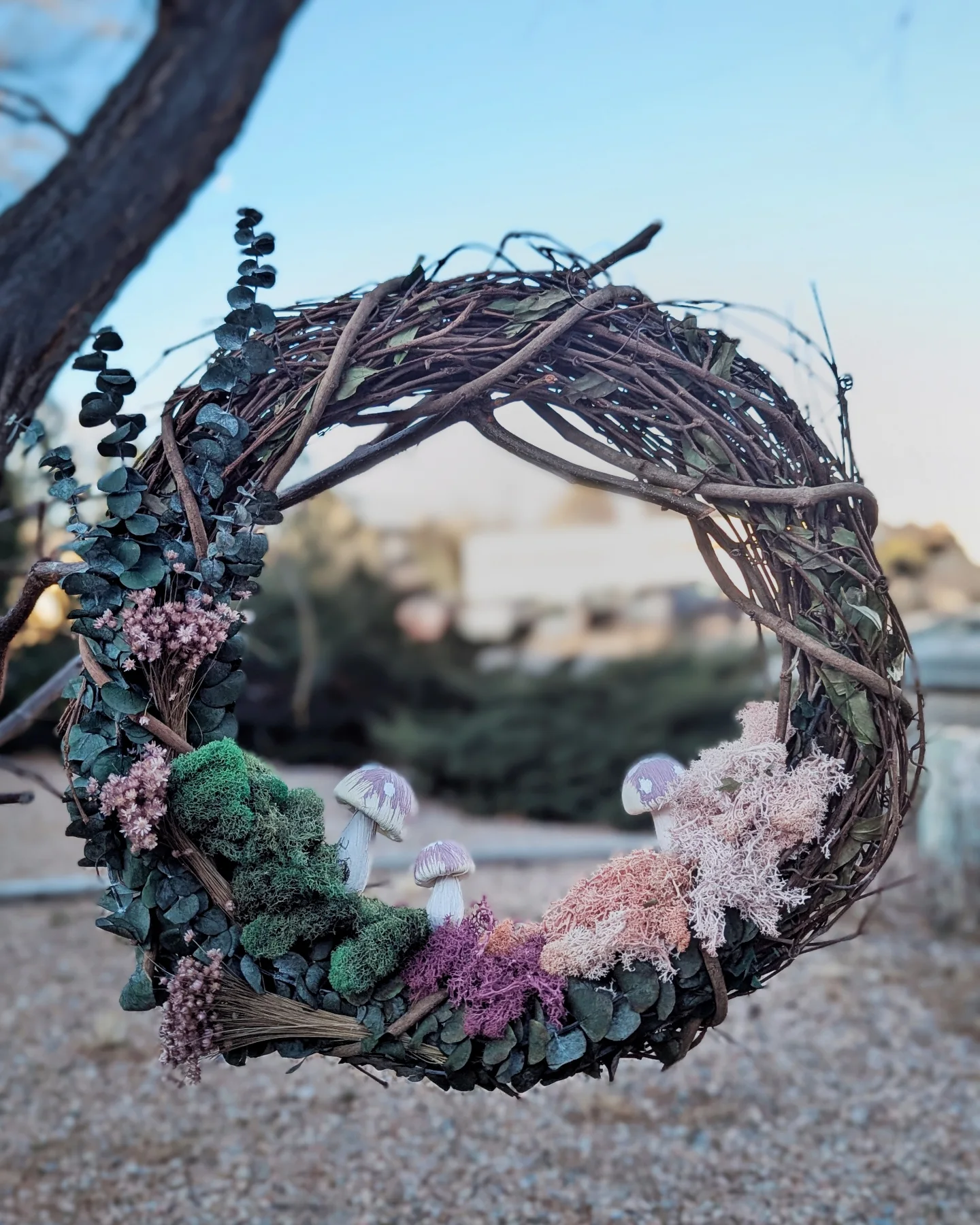 Spring Nature Wreath Craft