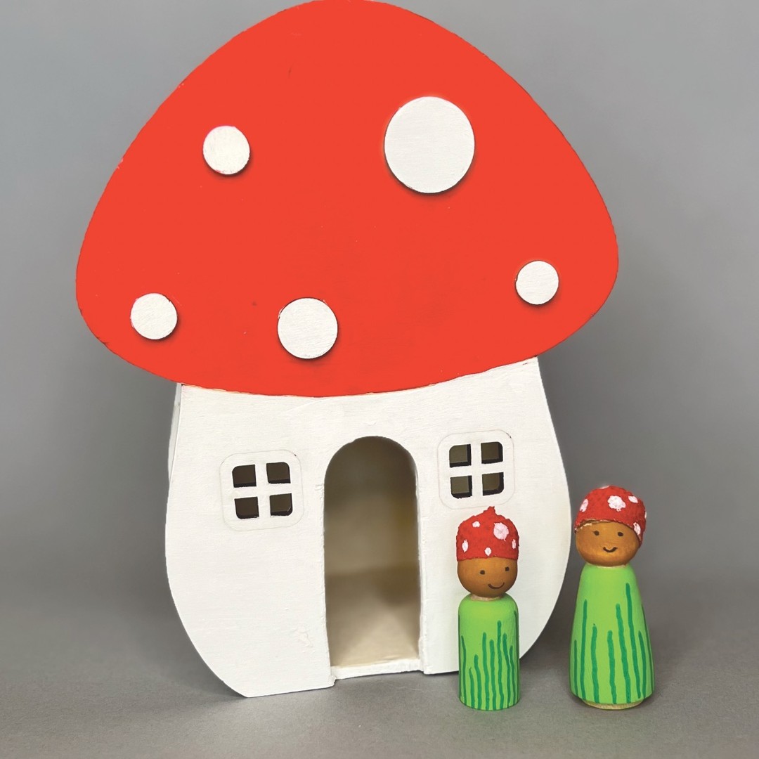 Mushroom House Craft