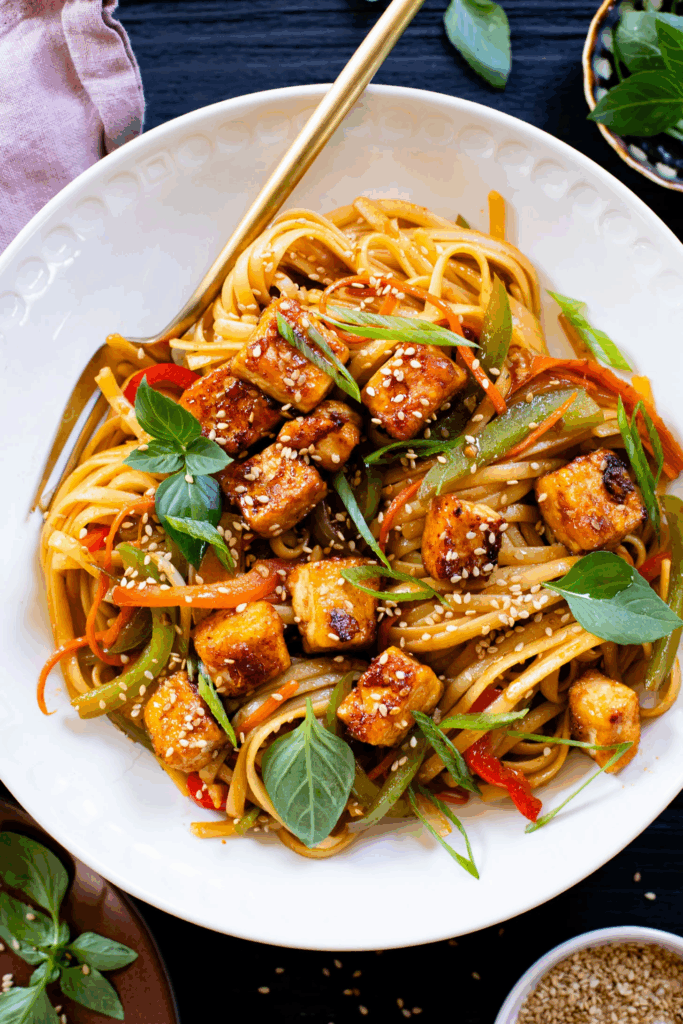 Veggie Stir-Fry with Noodles