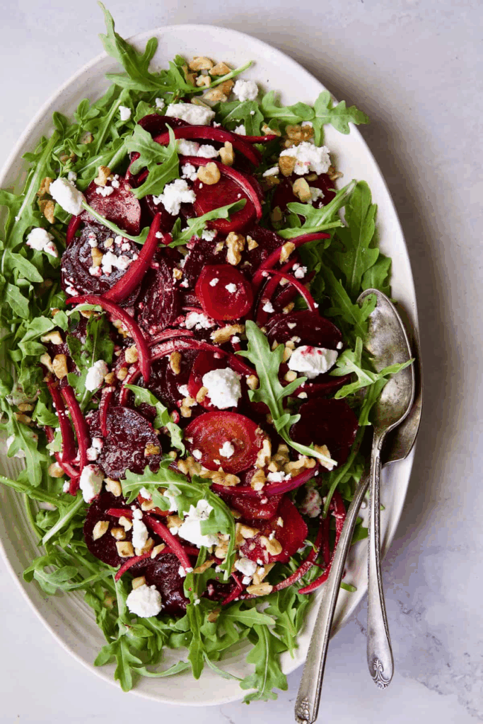 Roasted Beet and Goat Cheese Salad