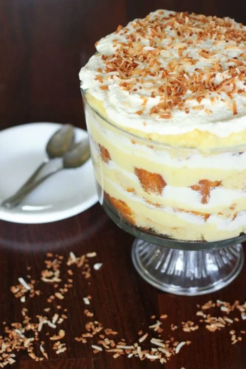 Coconut Cream Trifle