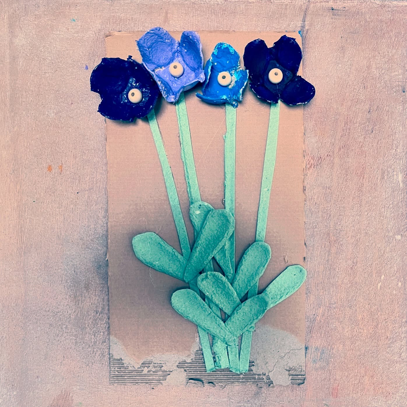 Simple Egg Carton Flowers