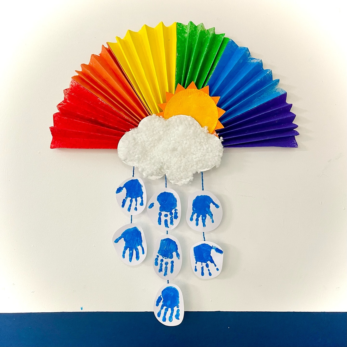Fabulous Rainbow And Fingerprint Craft