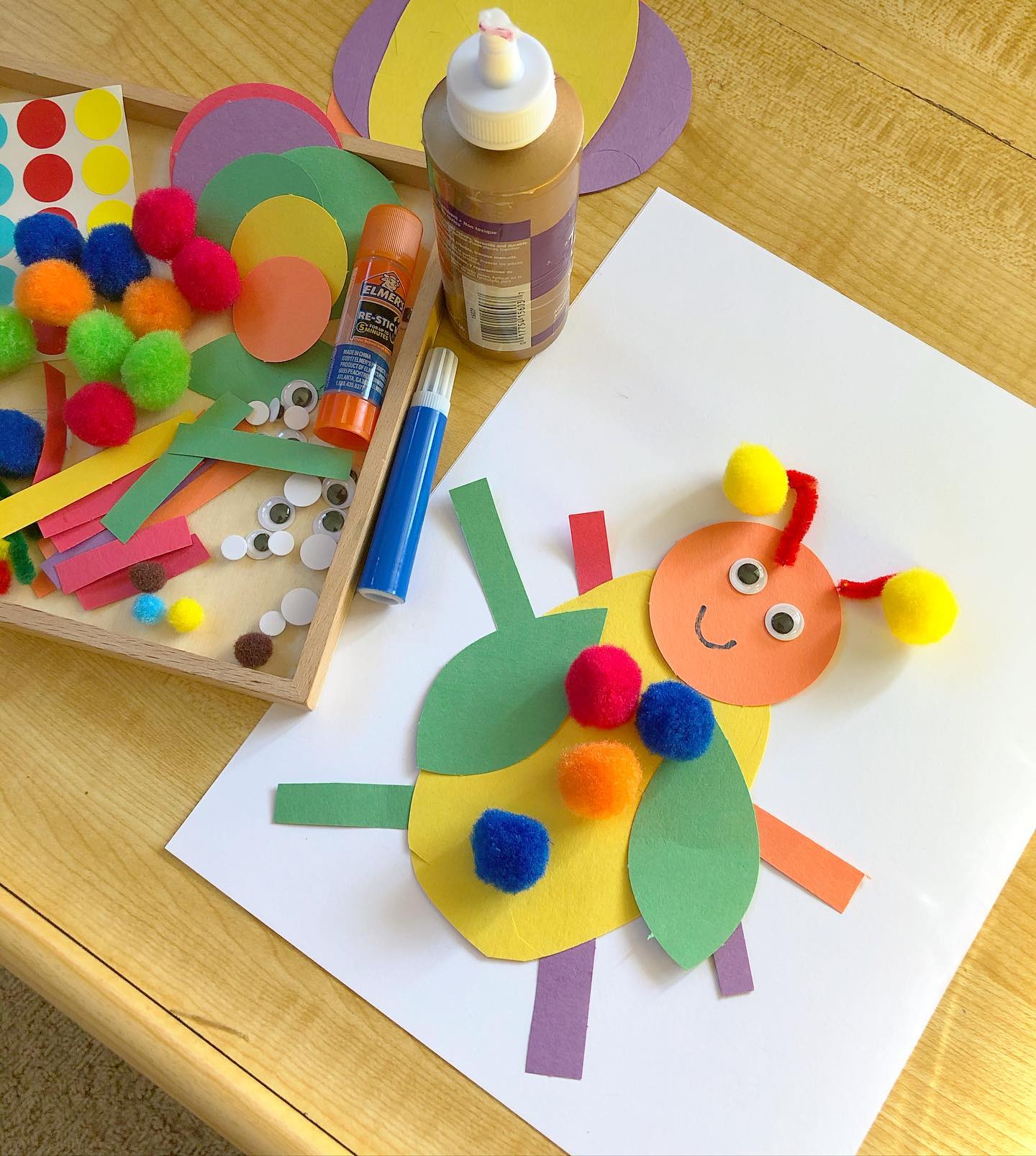 Creative Paper Bug Craft