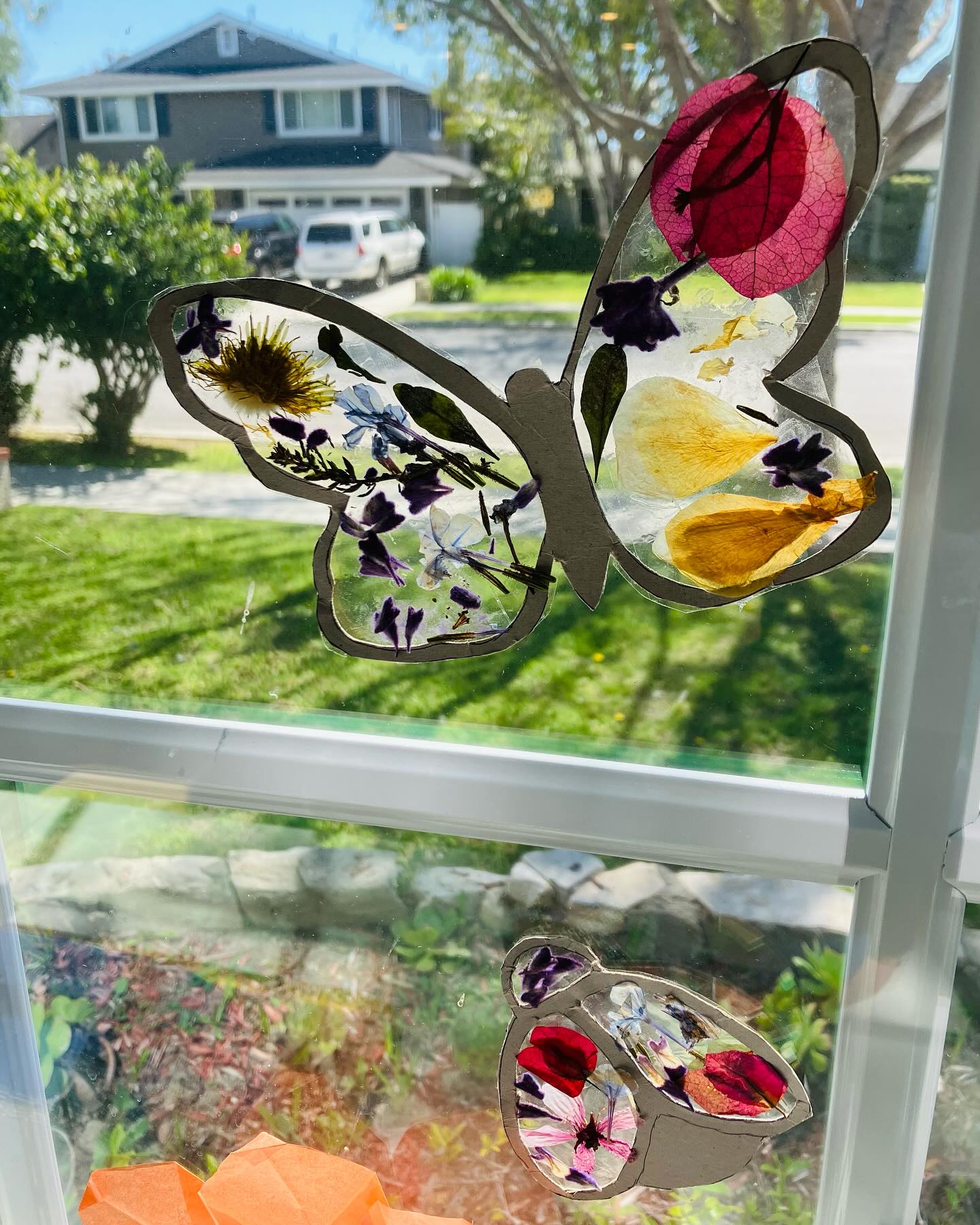 Butterfly And Bug Flower Suncatcher