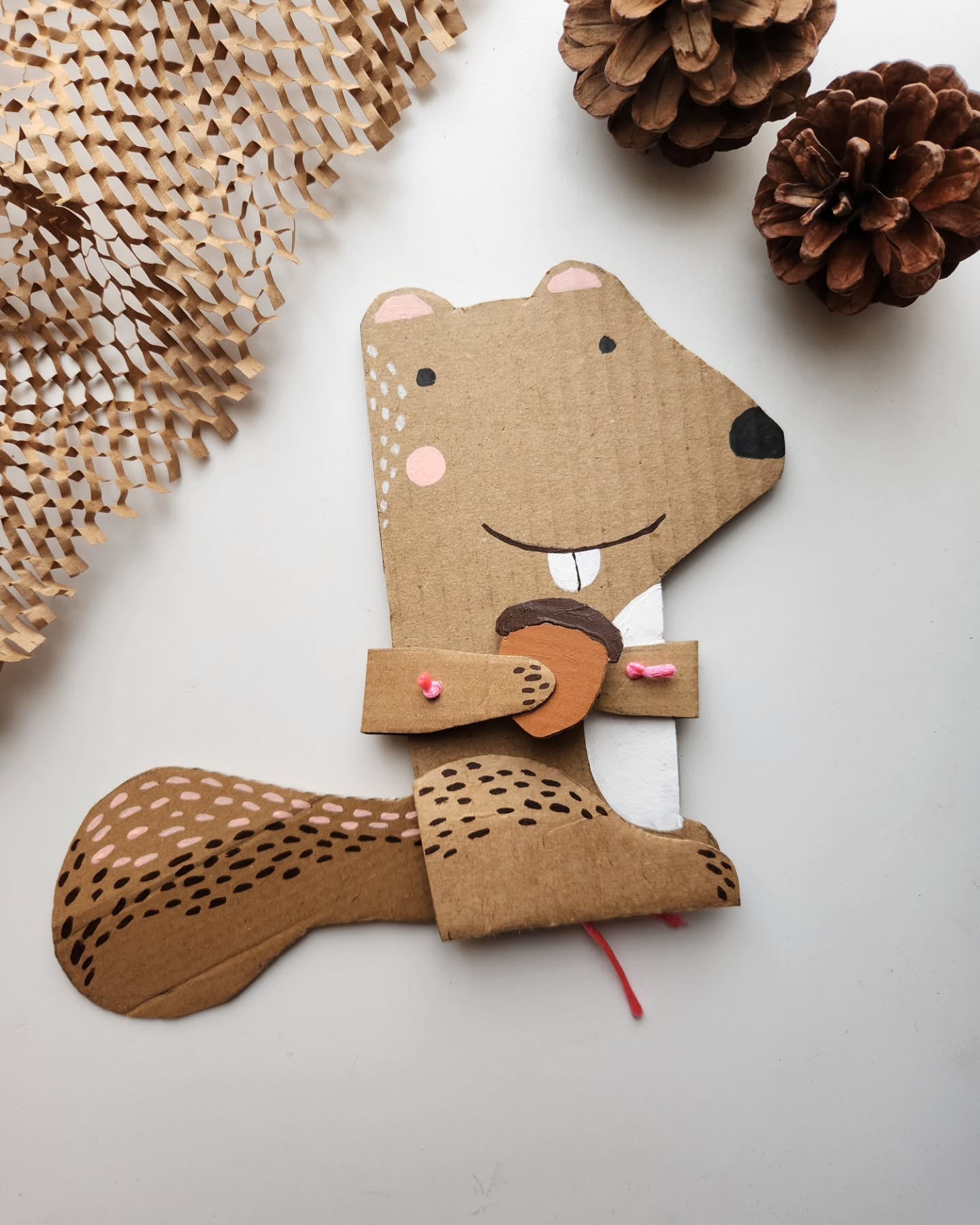 Squirrel Puppet Craft