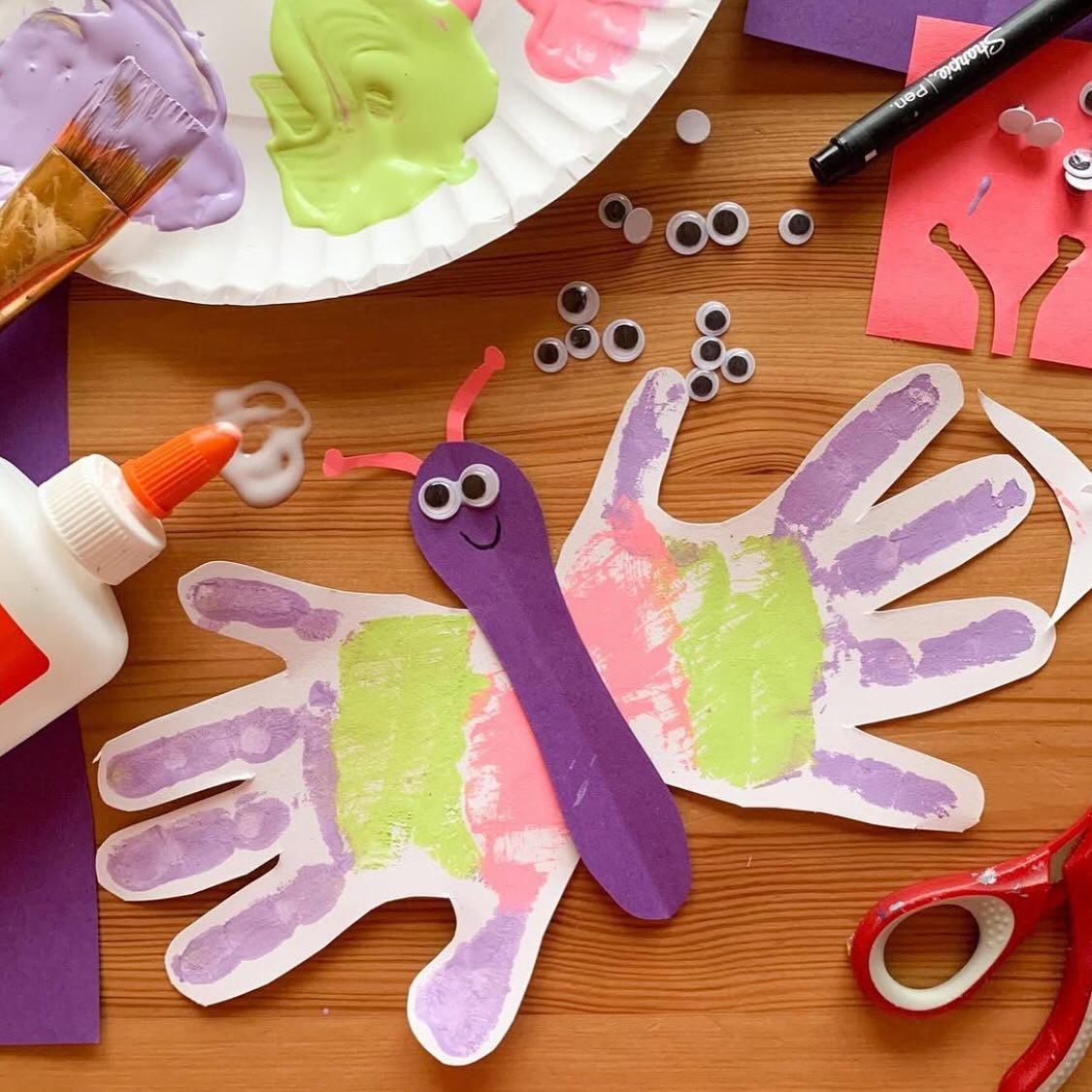Fingerprint Butterfly Craft