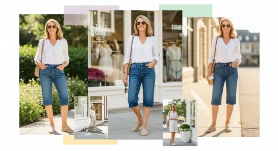 Discover 21 flattering and stylish Bermuda shorts outfits for women over 50 that balance comfort, confidence, and effortless summer fashion. From brunch looks to beach strolls, these age-appropriate outfit ideas will surprise you—in the best way.