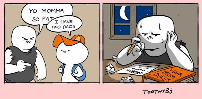 A person tries to make a