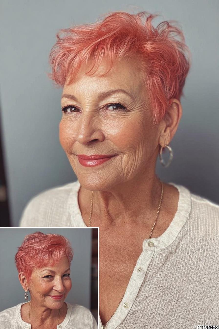 Coral Pink Hair Vibes