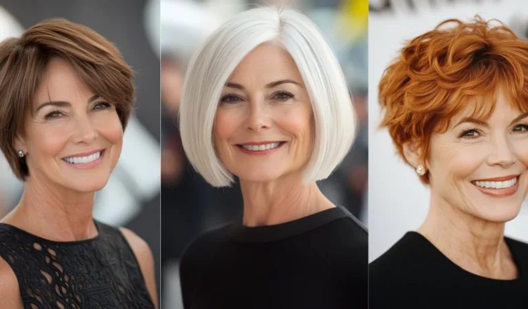 24 Stunning Short Trendy Haircuts For Women Over 60